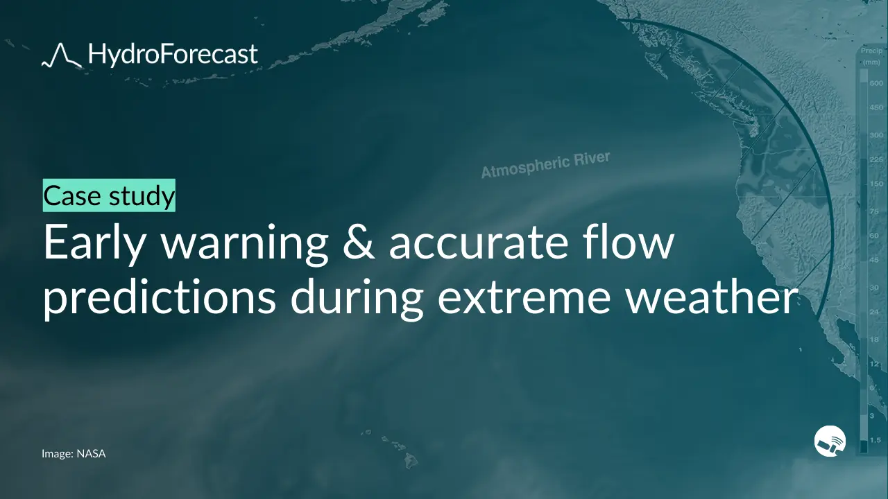 Case Study: Early warning and accurate peak flow predictions during historic floods